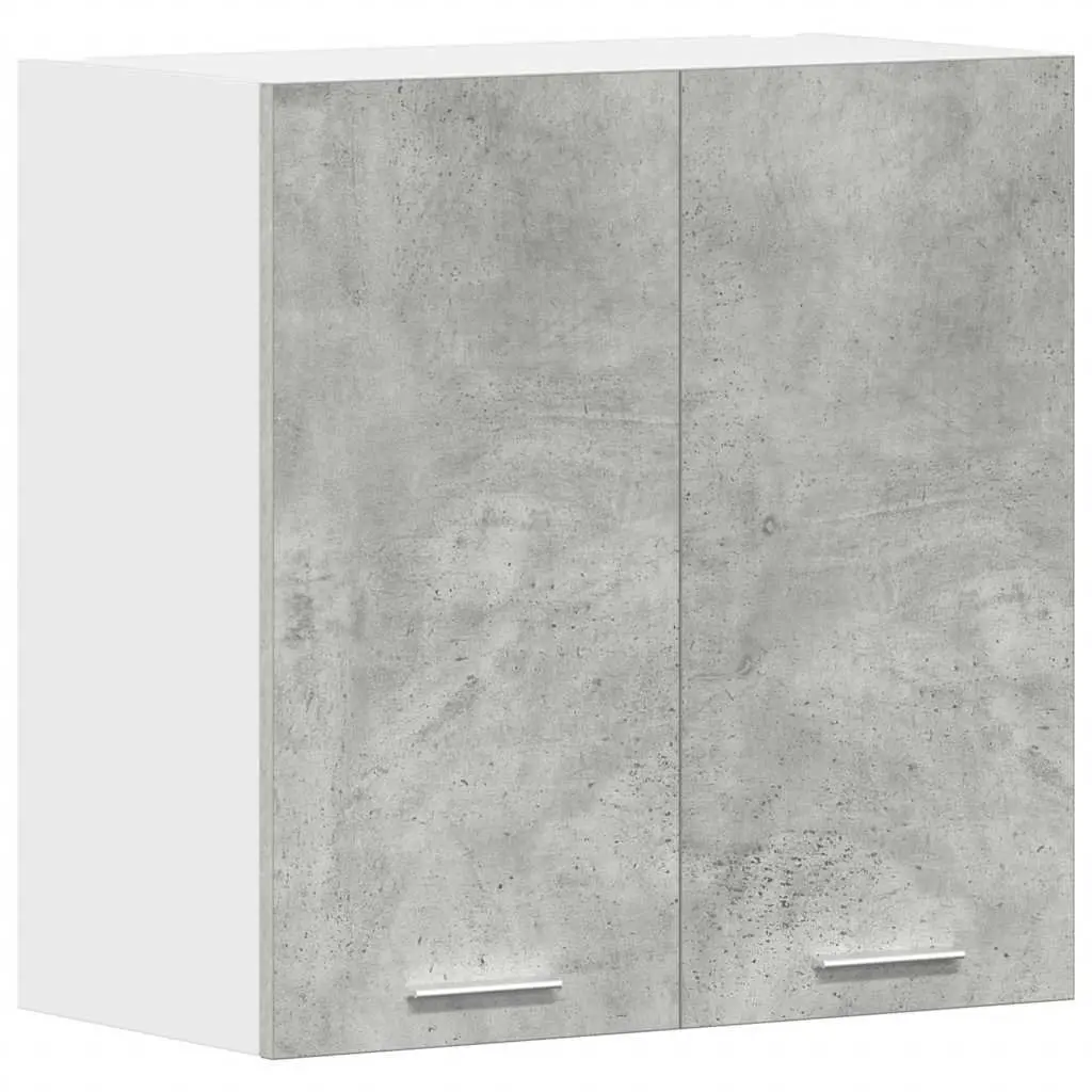 Kitchen Wall Cabinet Grey 60x31x60cm Engineered Wood Storage Cupboard Unit
