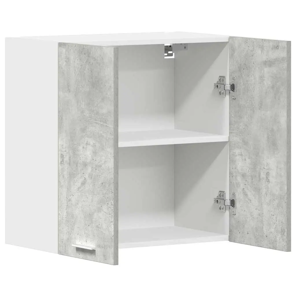 Kitchen Wall Cabinet Grey 60x31x60cm Engineered Wood Storage Cupboard Unit