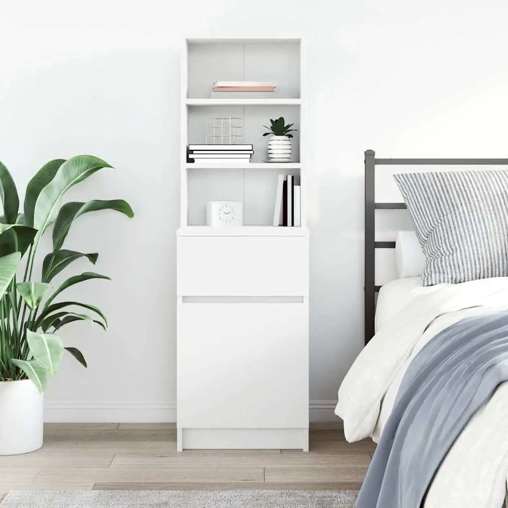 Bedside Cabinet with Engineered Wood Finish