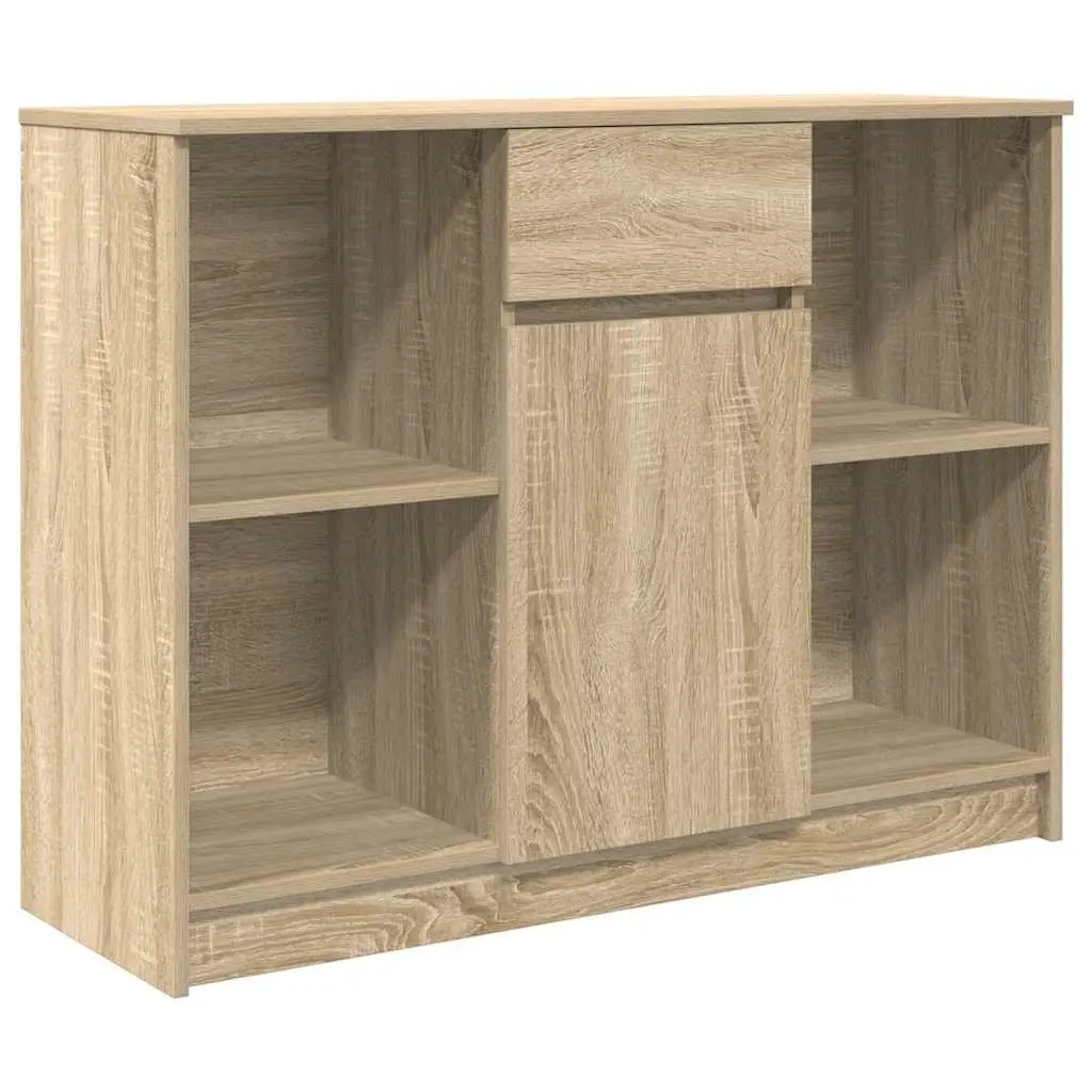 Brown Engineered Wood Sideboard Storage Cabinet