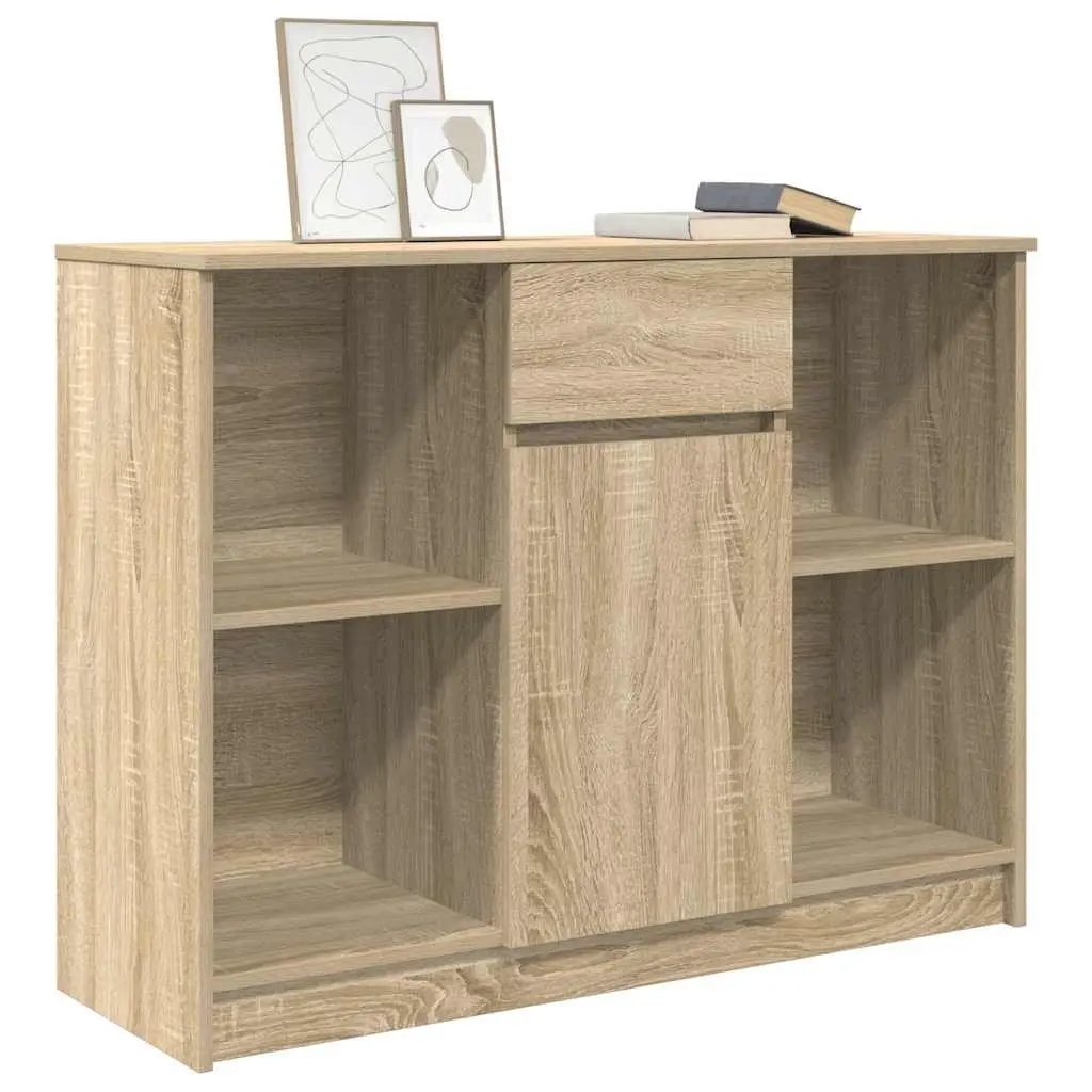 Brown Engineered Wood Sideboard Storage Cabinet