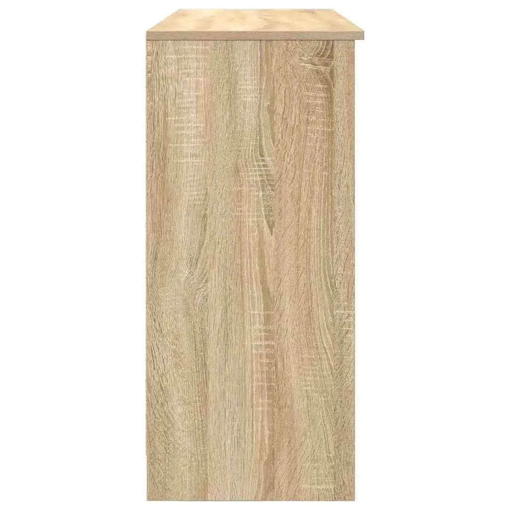 Brown Engineered Wood Sideboard Storage Cabinet