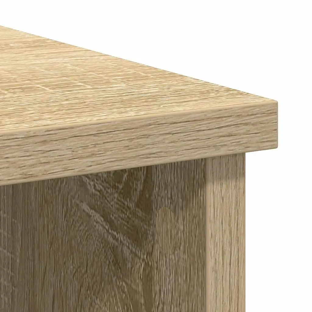 Brown Engineered Wood Sideboard Storage Cabinet