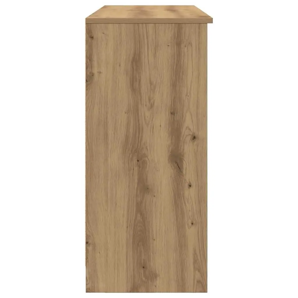 Sideboard Storage Cabinet with Drawer Brown Engineered Wood 101x35x76 cm Buffet