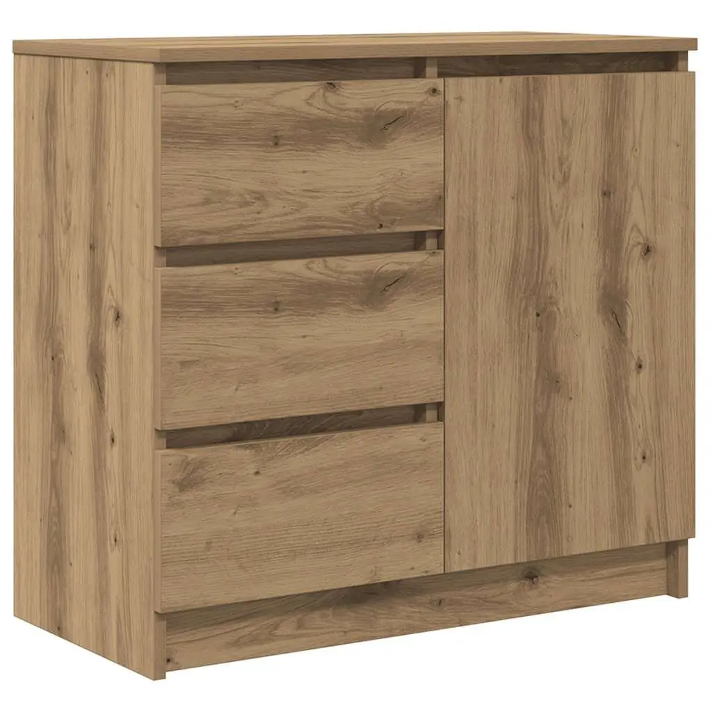 Brown Engineered Wood Sideboard Storage Cabinet