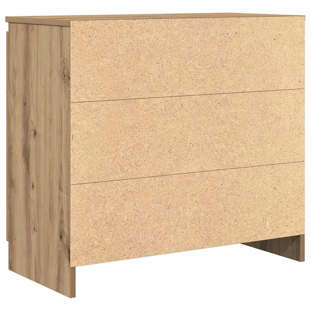 Brown Engineered Wood Sideboard Storage Cabinet