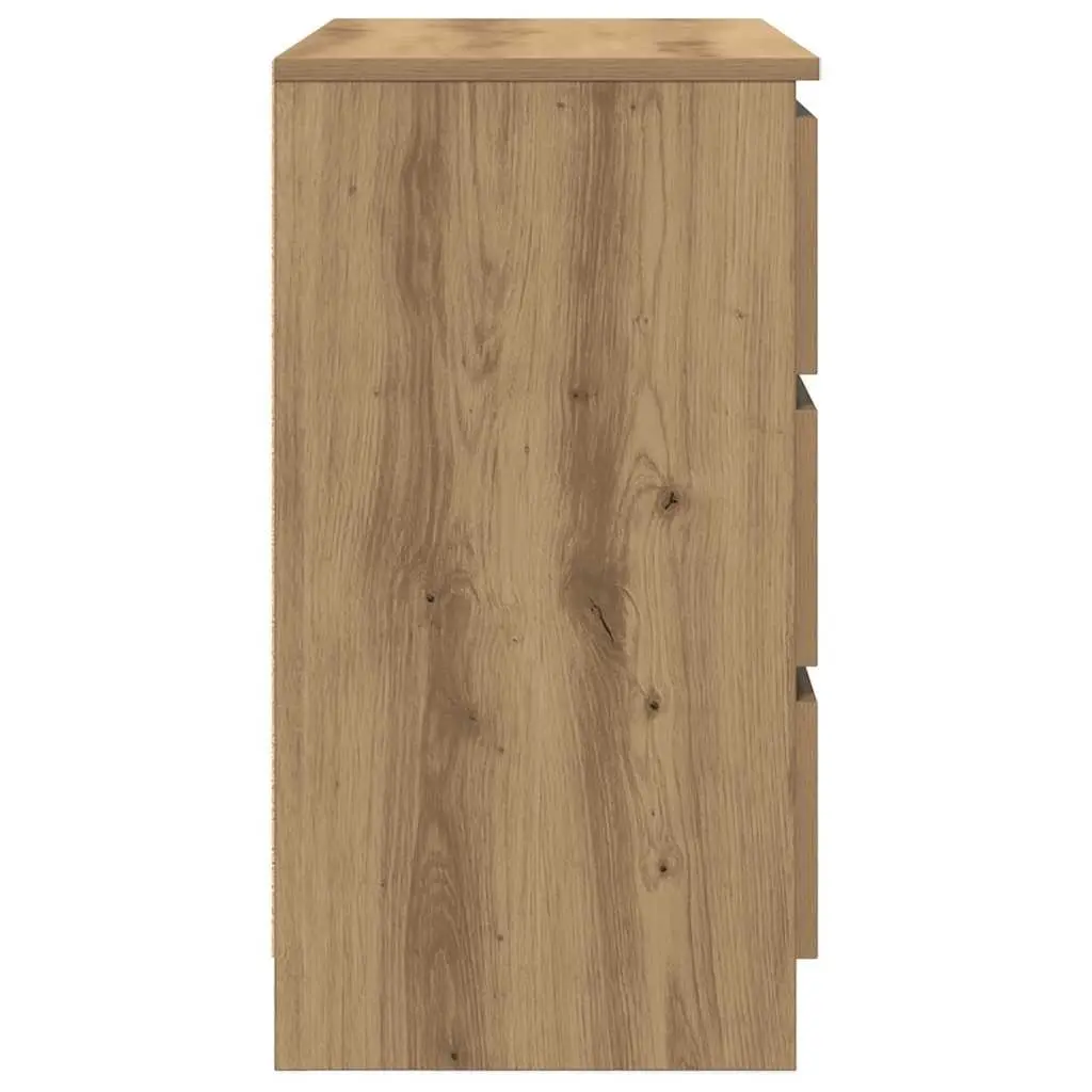 Brown Engineered Wood Sideboard Storage Cabinet
