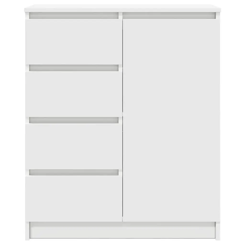 White Sideboard Cabinet with Storage Drawers