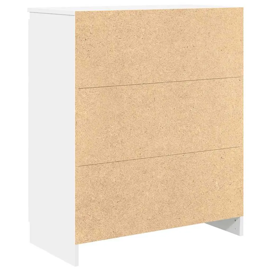 White Sideboard Cabinet with Storage Drawers