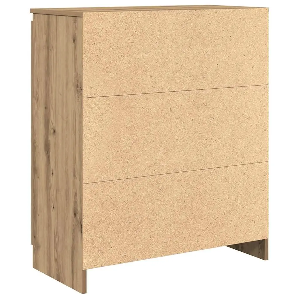 Brown Storage Sideboard with Drawers and Door