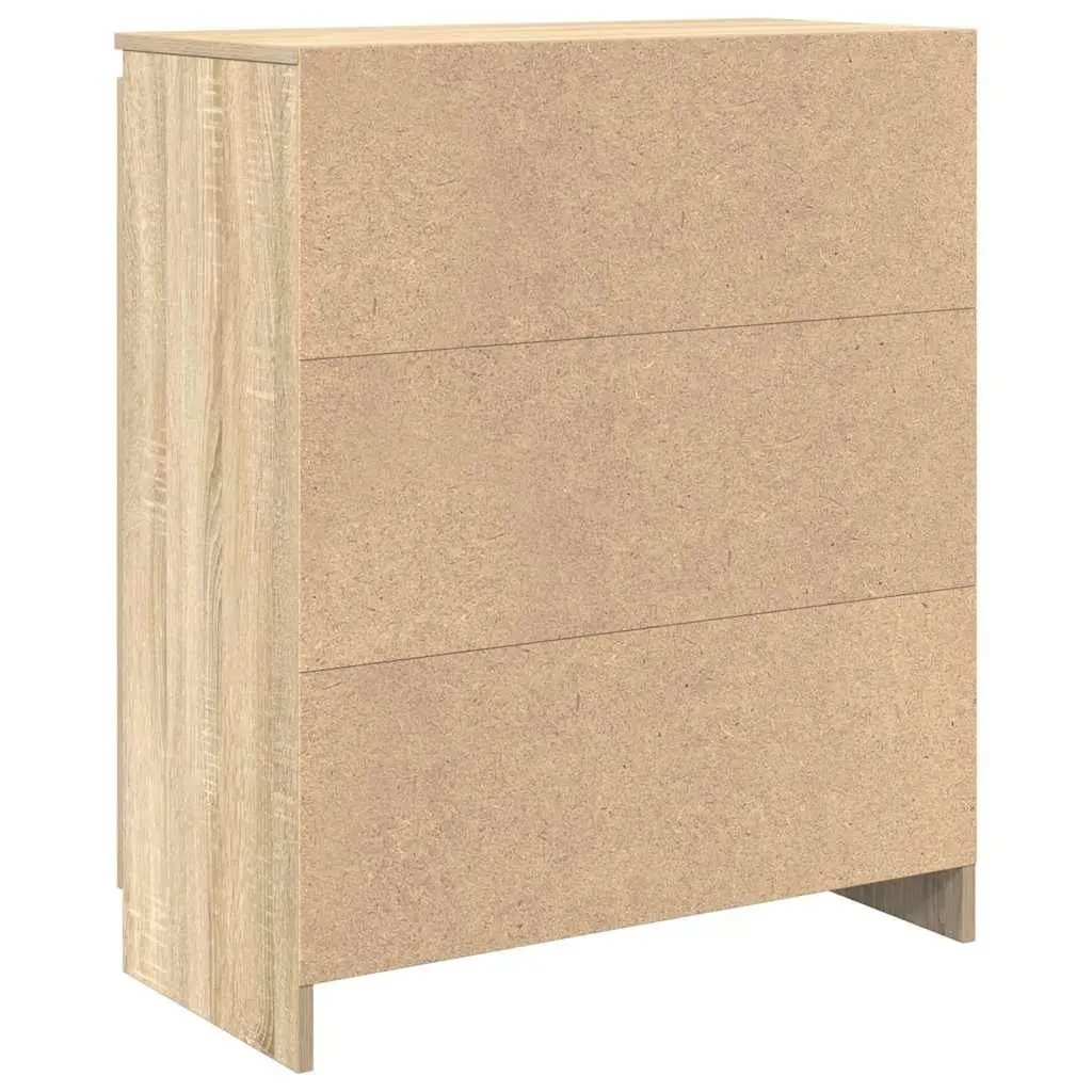Brown Engineered Wood Sideboard Storage Cabinet
