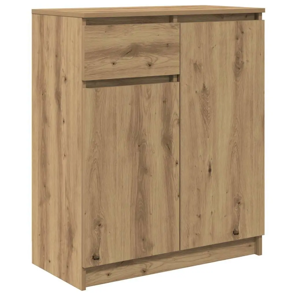 Brown Engineered Wood Sideboard Storage Cabinet