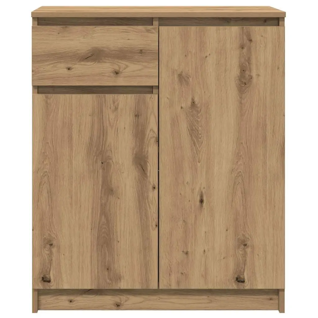Brown Engineered Wood Sideboard Storage Cabinet