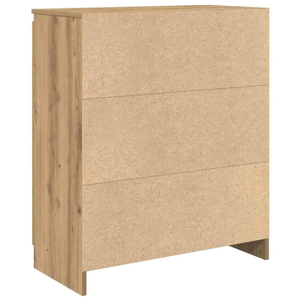 Brown Engineered Wood Sideboard Storage Cabinet