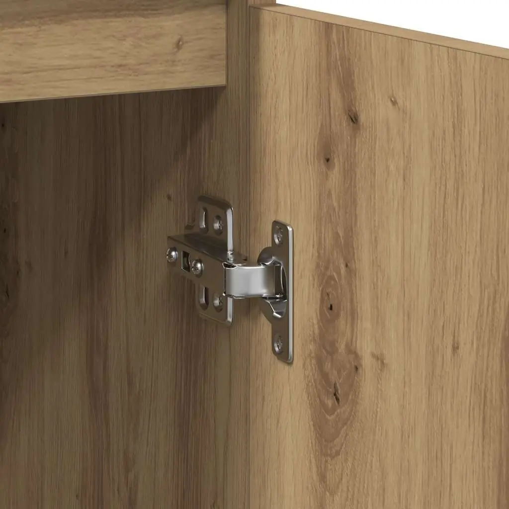 Brown Engineered Wood Sideboard Storage Cabinet