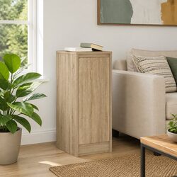 Brown Engineered Wood Sideboard Storage Cabinet