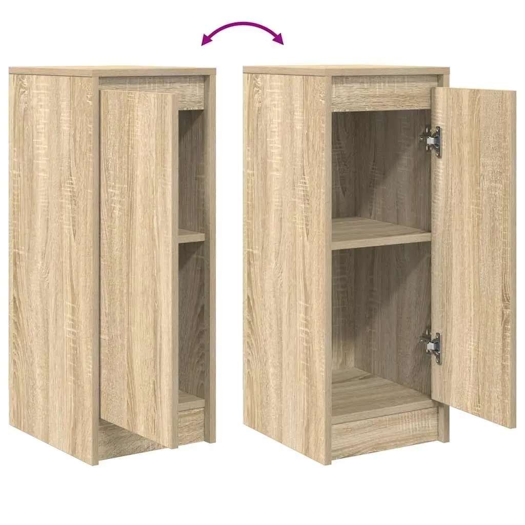 Brown Engineered Wood Sideboard Storage Cabinet