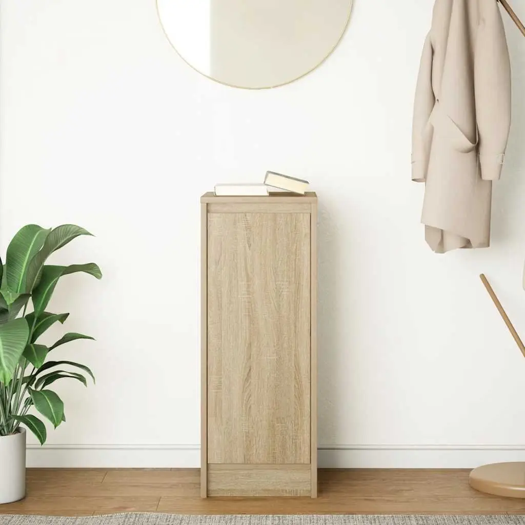 Brown Engineered Wood Sideboard Storage Cabinet