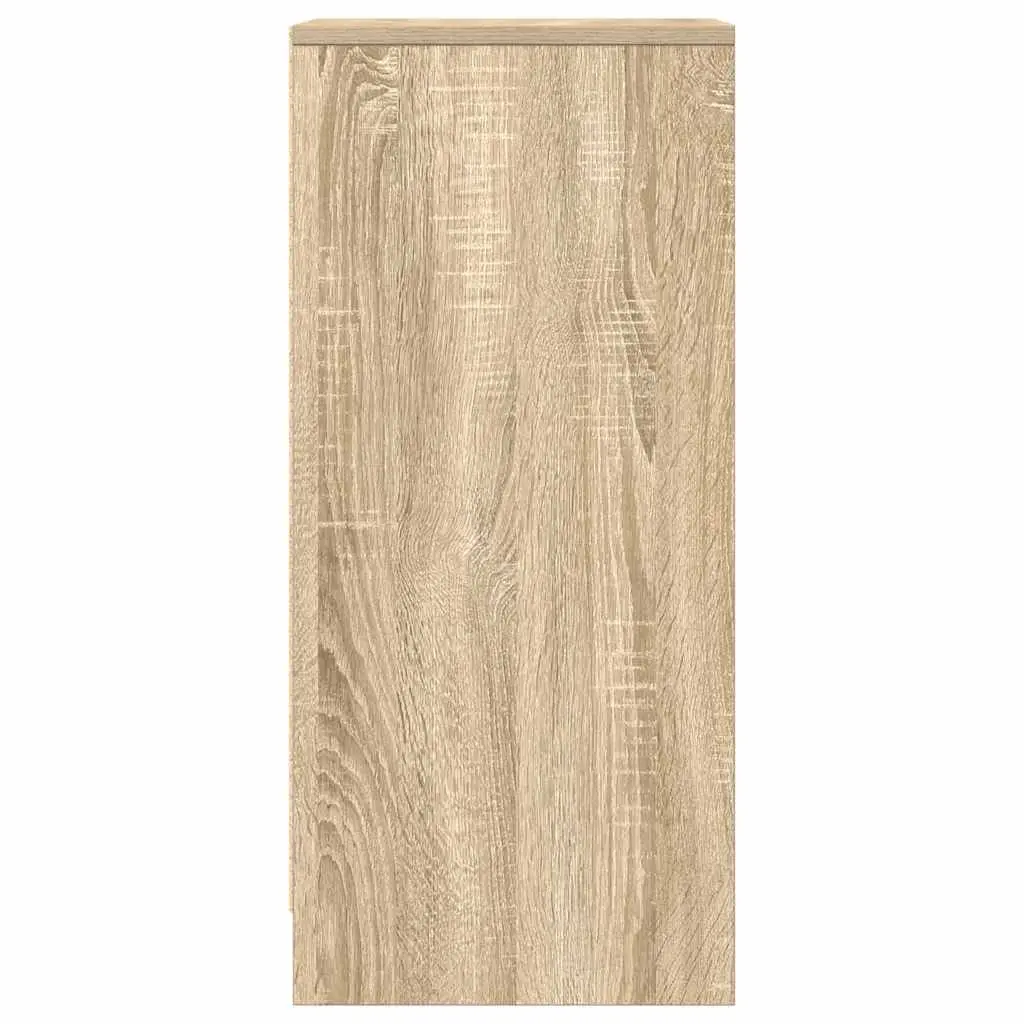 Brown Engineered Wood Sideboard Storage Cabinet