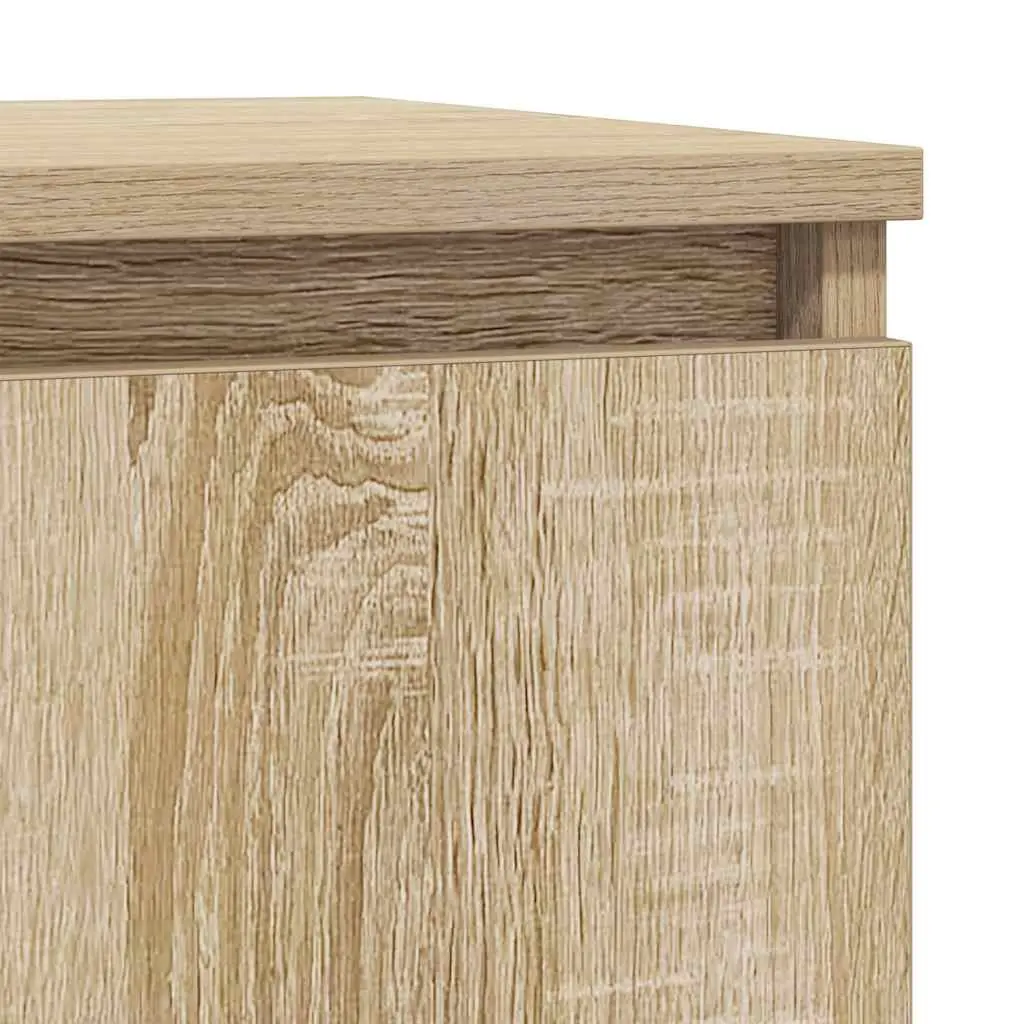 Brown Engineered Wood Sideboard Storage Cabinet