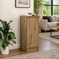 Warm Brown Sideboard Storage Cabinet for Living Spaces