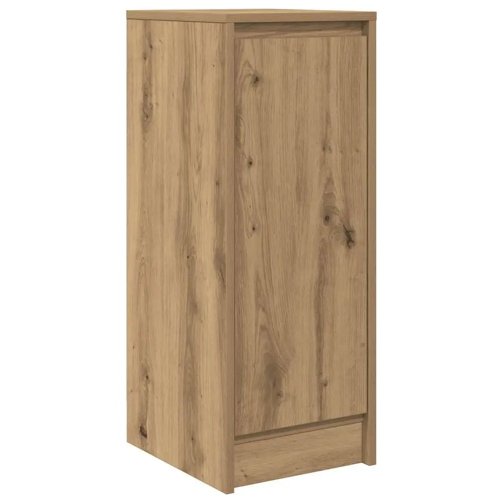 Sideboard Storage Cabinet Brown Engineered Wood Buffet Cupboard Door Organiser