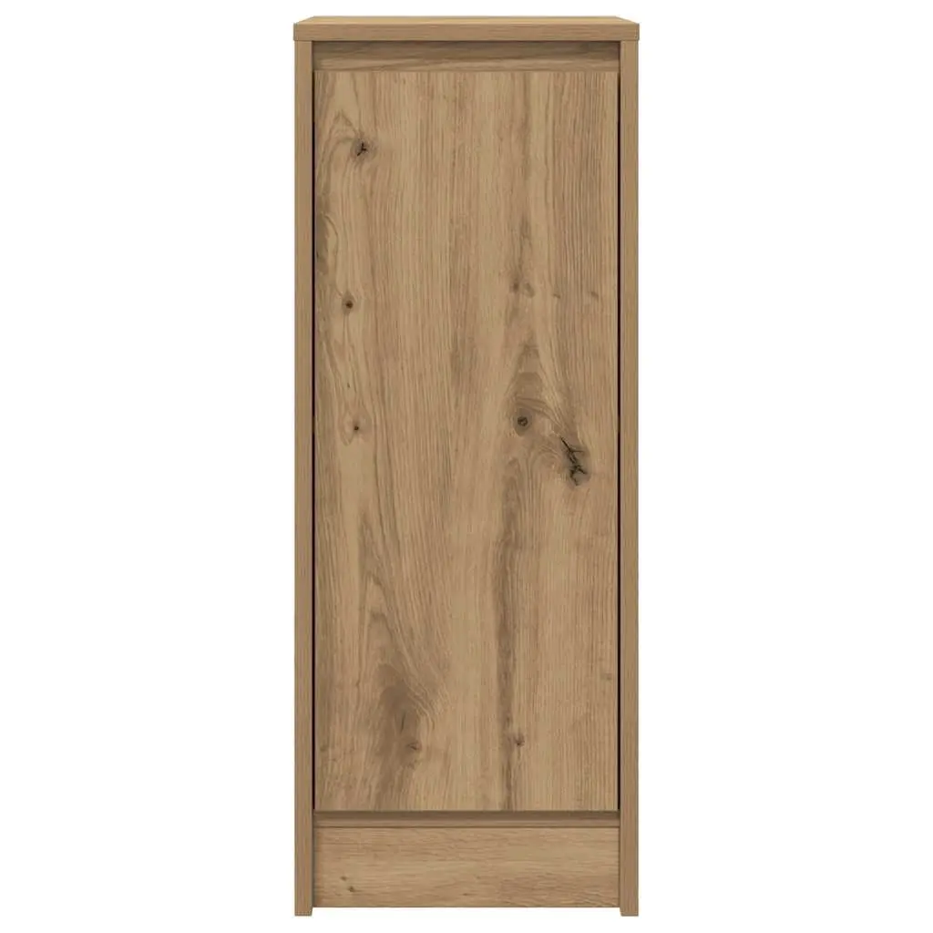 Sideboard Storage Cabinet Brown Engineered Wood Buffet Cupboard Door Organiser