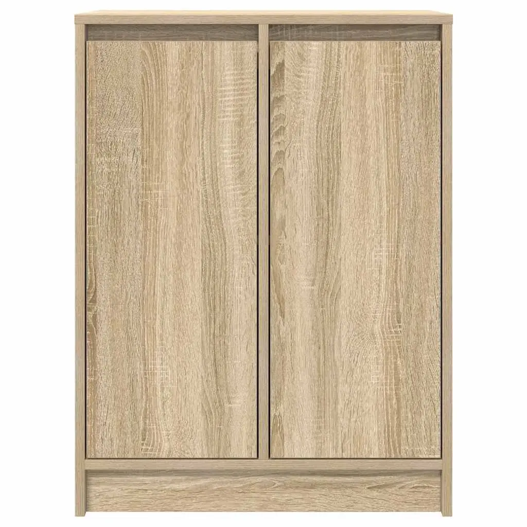 Sideboard Storage Cabinet Engineered Wood Brown Furniture Organiser Buffet