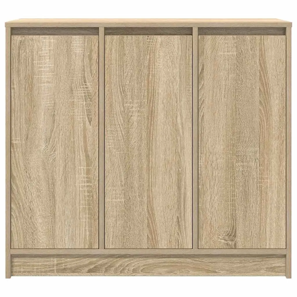 Sideboard Sonoma Oak 85x34x76 cm Engineered Wood Storage Cabinet