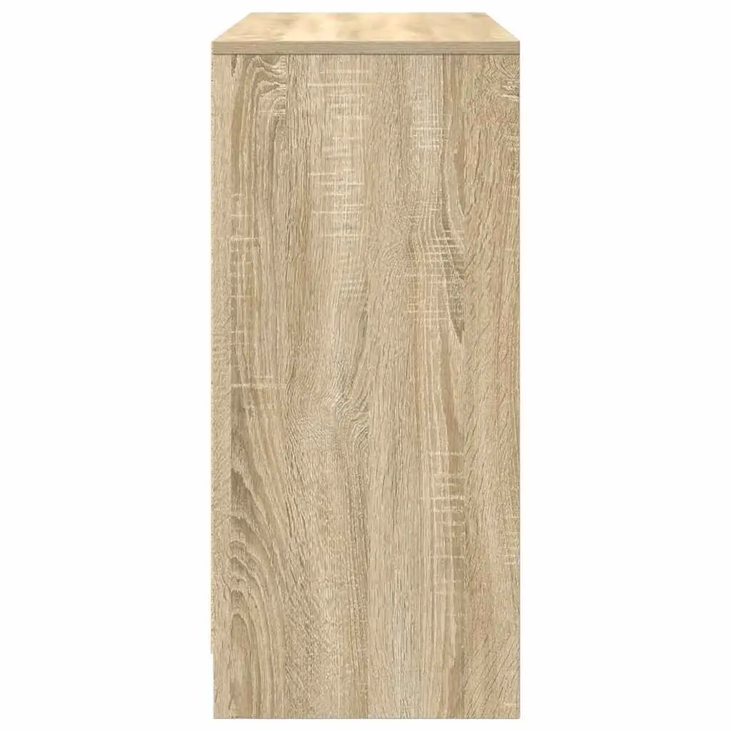 Sideboard Sonoma Oak 85x34x76 cm Engineered Wood Storage Cabinet