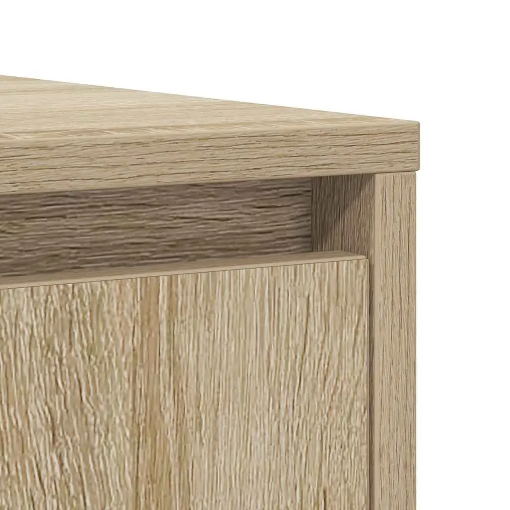Sideboard Sonoma Oak 85x34x76 cm Engineered Wood Storage Cabinet