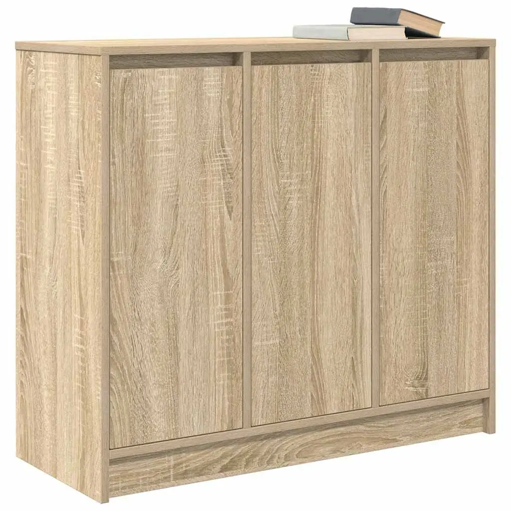 Sideboard Sonoma Oak 85x34x76 cm Engineered Wood Storage Cabinet