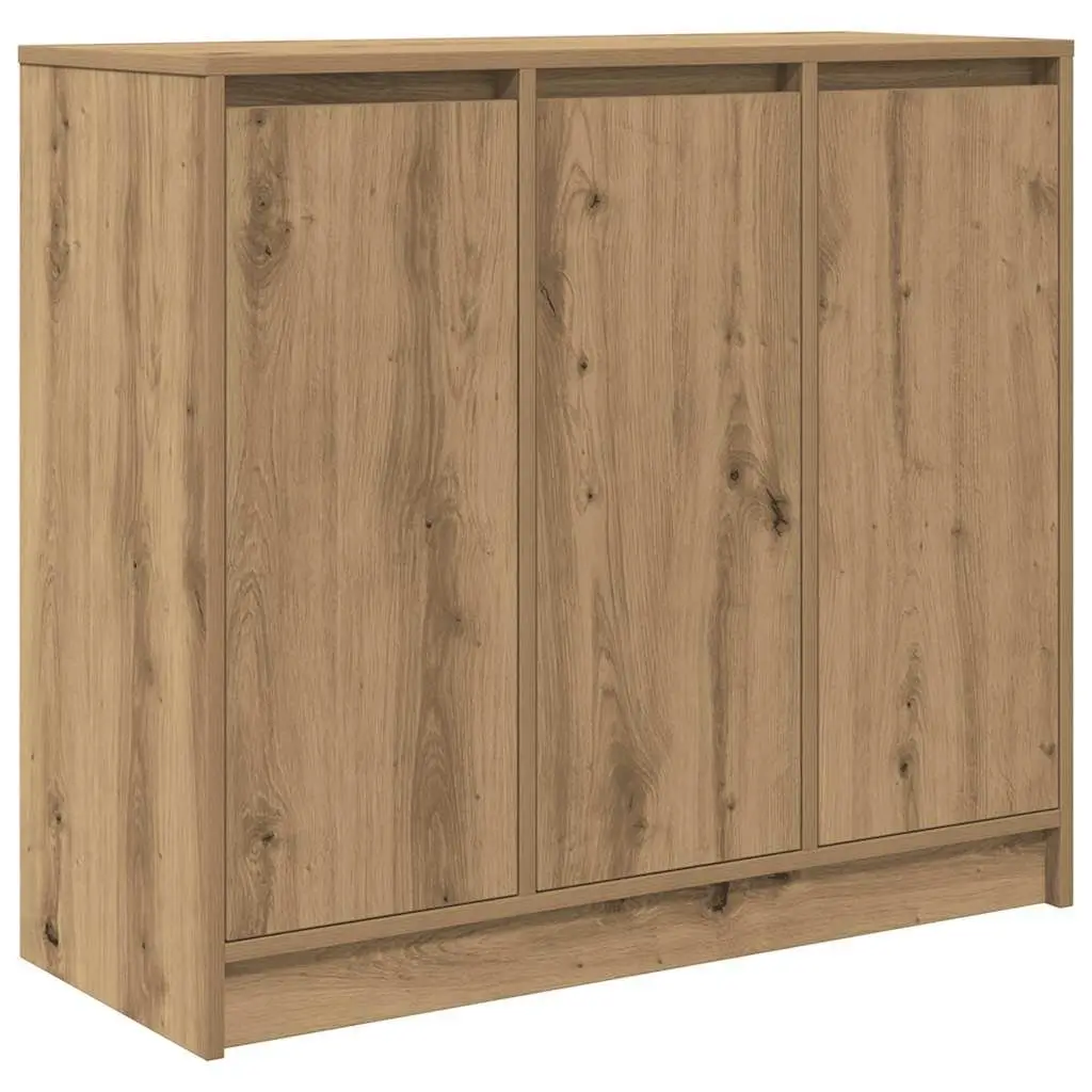 Artisan Oak Brown Sideboard Buffet Cabinet 85x34x76cm