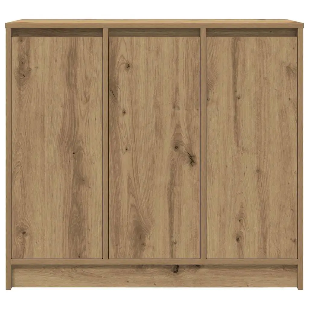 Artisan Oak Brown Sideboard Buffet Cabinet 85x34x76cm