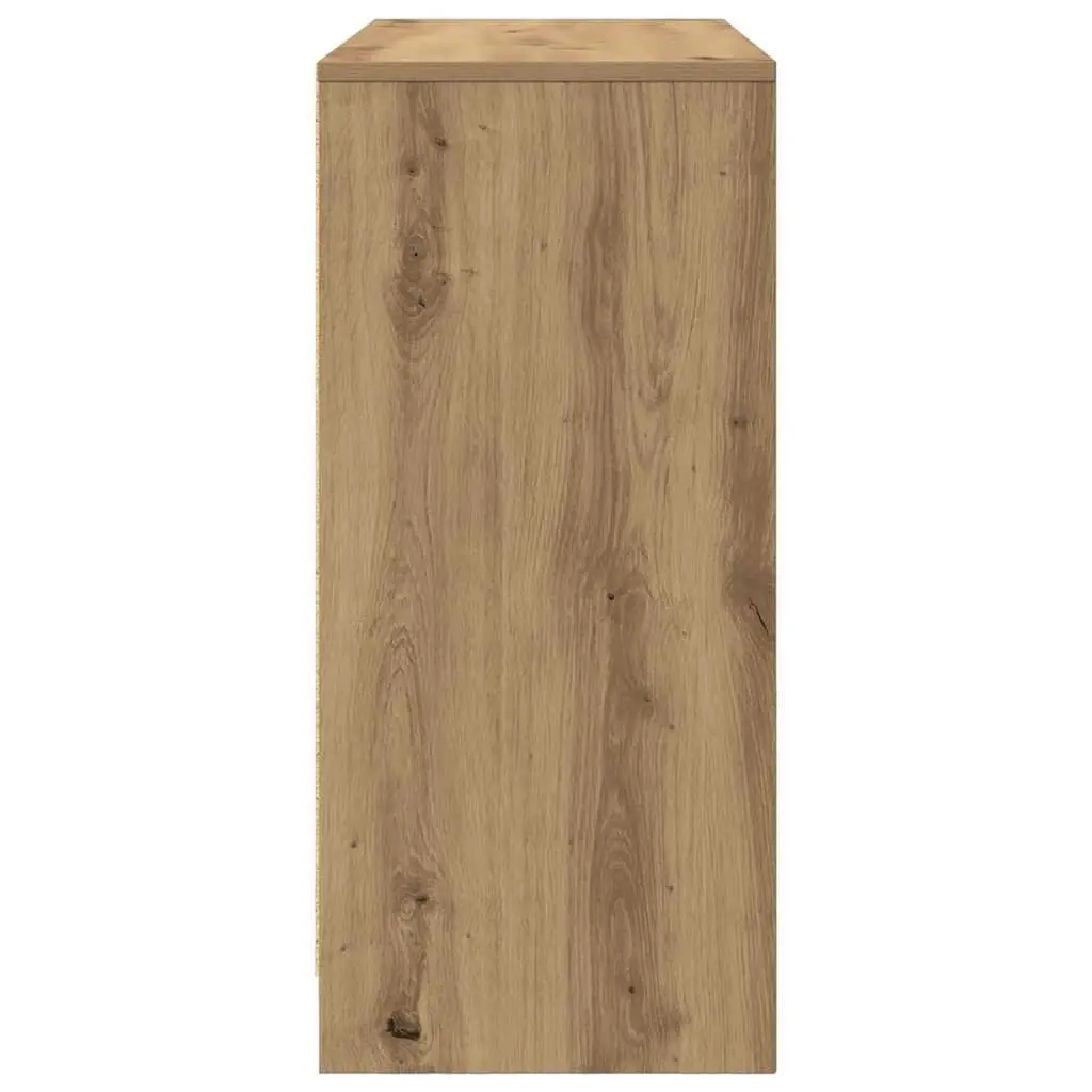 Artisan Oak Brown Sideboard Buffet Cabinet 85x34x76cm