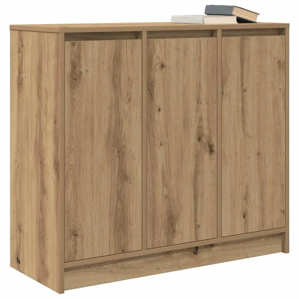 Artisan Oak Brown Sideboard Buffet Cabinet 85x34x76cm
