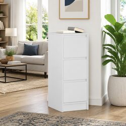 Warm White Sideboard Storage Cabinet for Home Use
