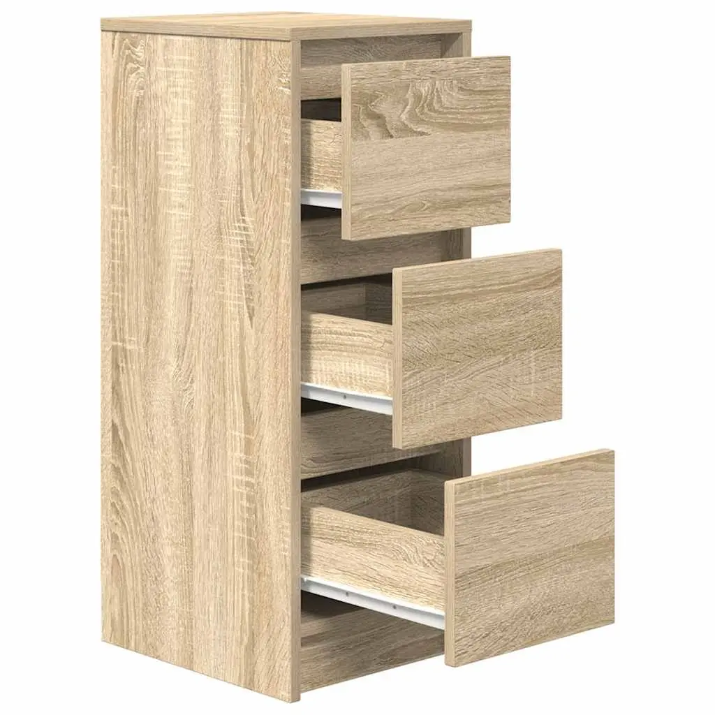 Sonoma Oak Sideboard Storage Cabinet 29.5x34x76 cm