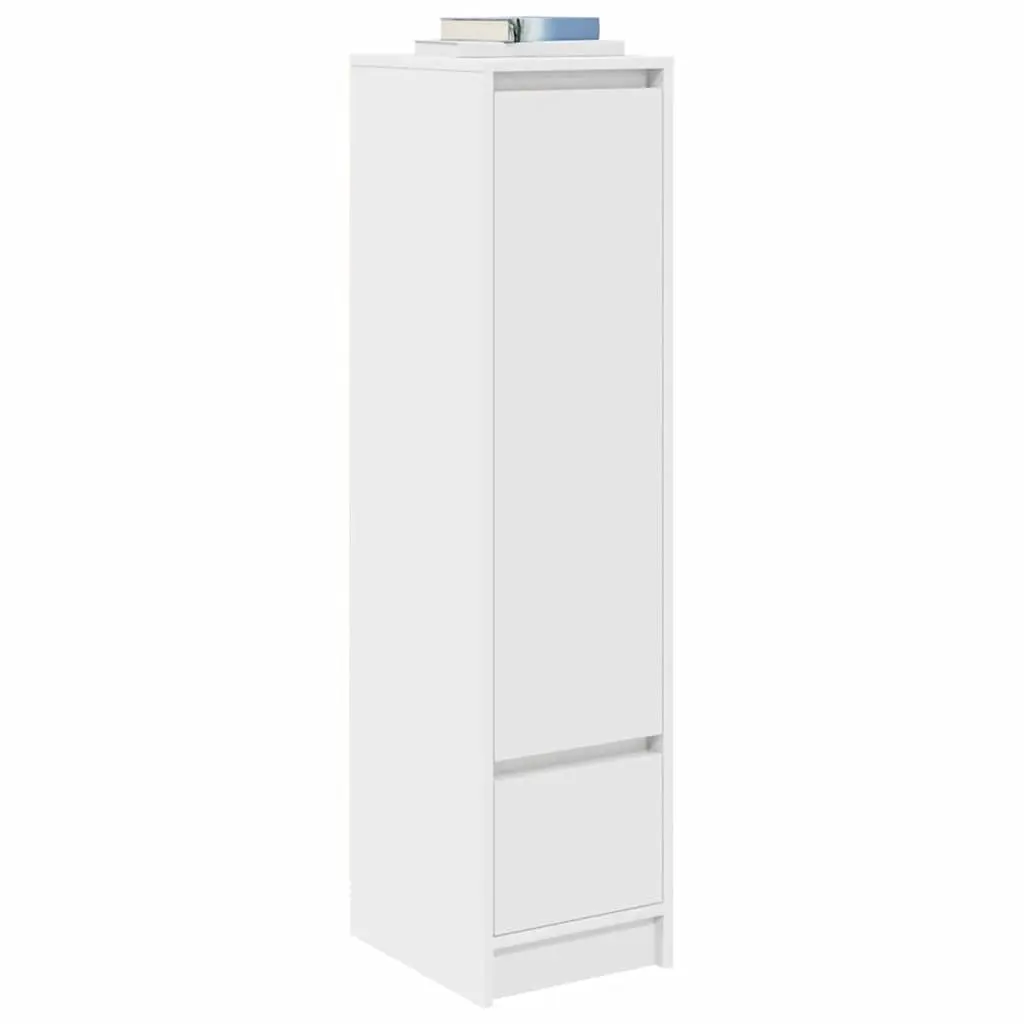White Highboard Storage Cabinet for Dining Rooms