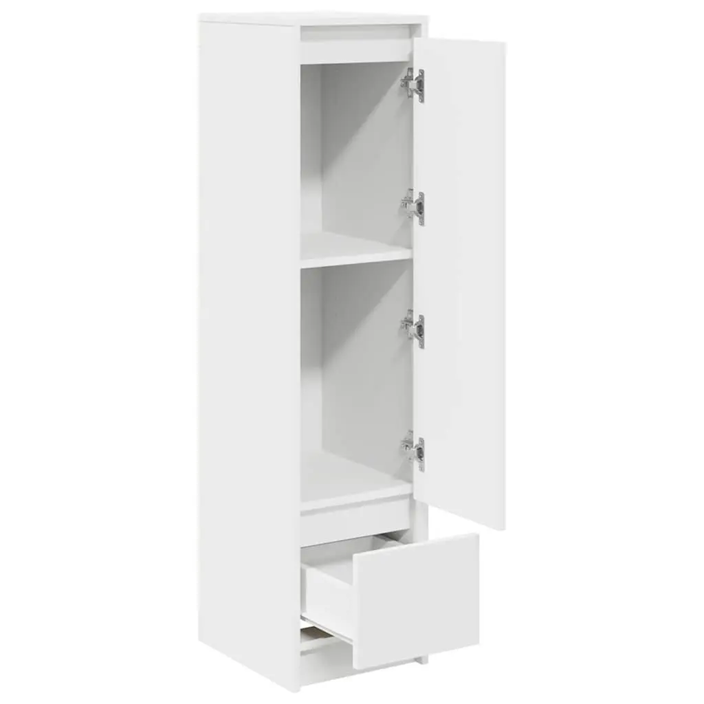 White Highboard Storage Cabinet for Dining Rooms
