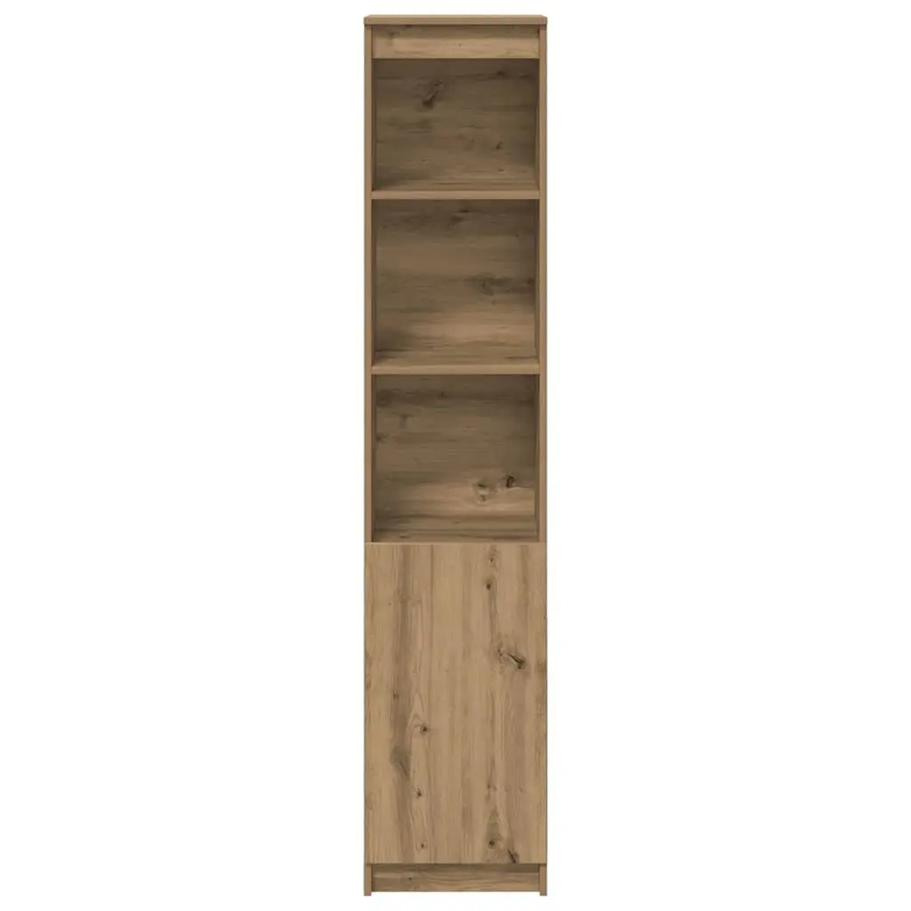Highboard Storage Cabinet Brown Engineered Wood Sideboard Buffet Organiser 37.5 x 35 x 180 cm