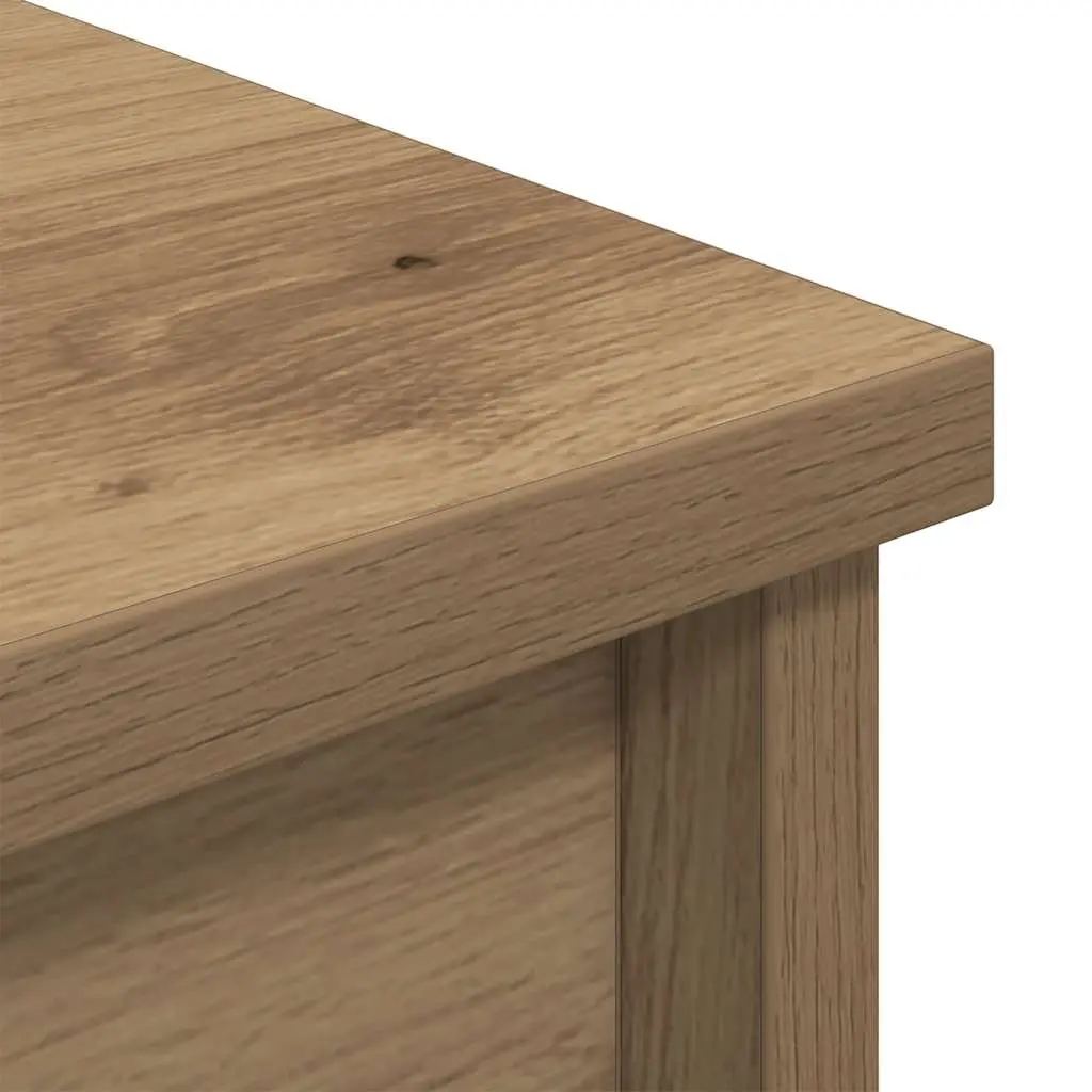 Highboard Storage Cabinet Brown Engineered Wood Sideboard Buffet Organiser 37.5 x 35 x 180 cm