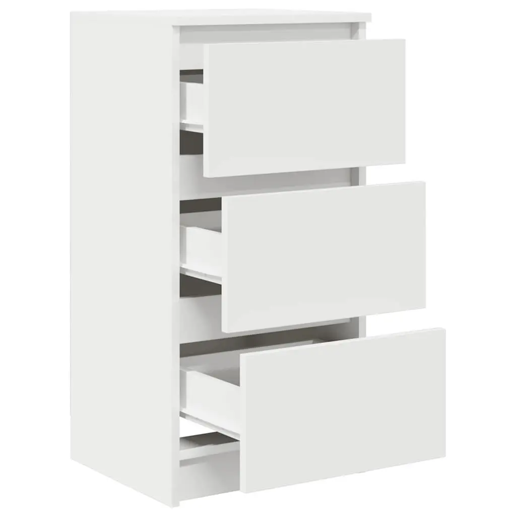 White Sideboard Storage Cabinet 37.5x35x76cm