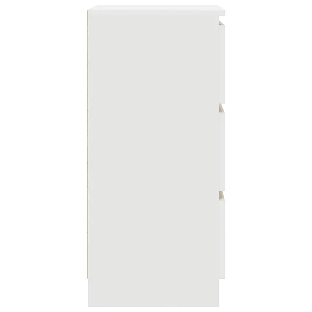 White Sideboard Storage Cabinet 37.5x35x76cm