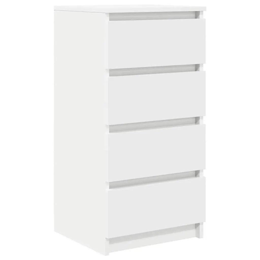 White Sideboard Storage Cabinet 37.5x35x76cm