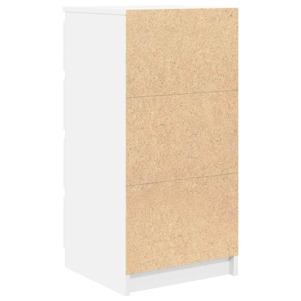White Sideboard Storage Cabinet 37.5x35x76cm