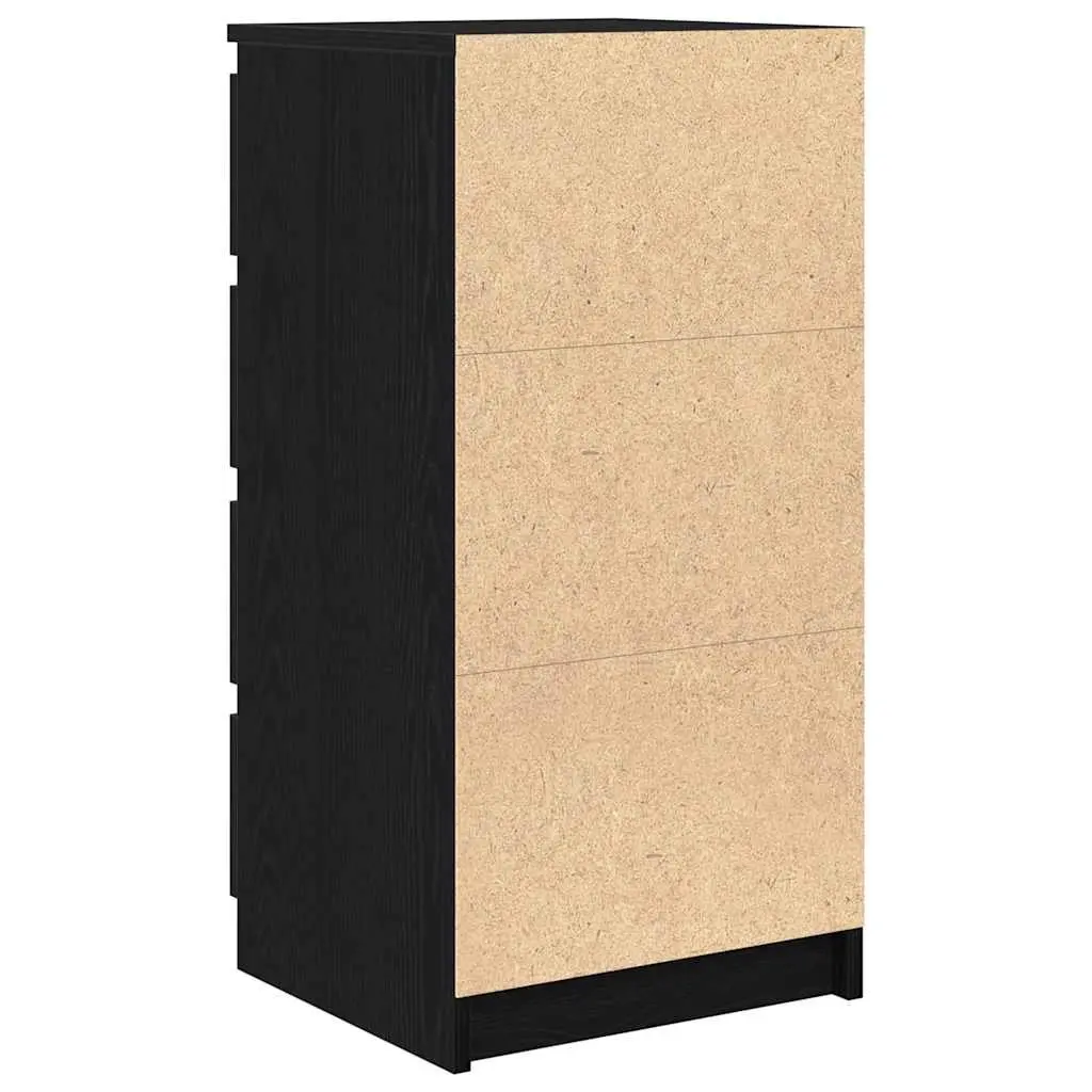 Black Oak Sideboard Storage Cabinet