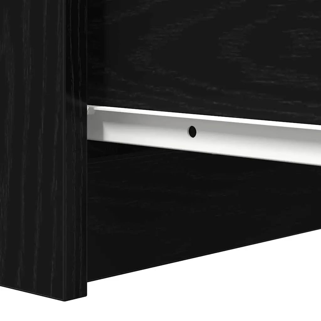 Black Oak Sideboard Storage Cabinet