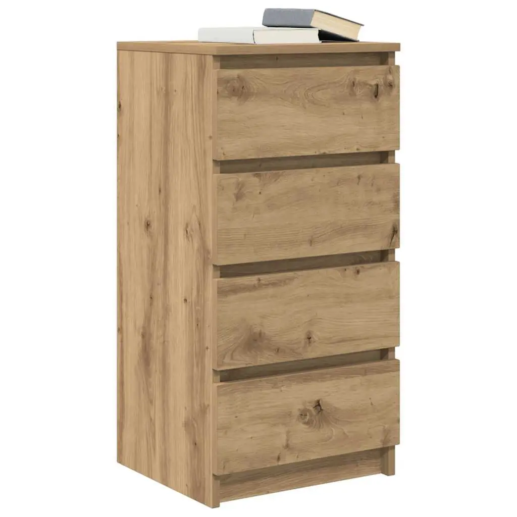 Sideboard Engineered Wood Storage Cabinet Buffet Furniture Brown Artisan Oak
