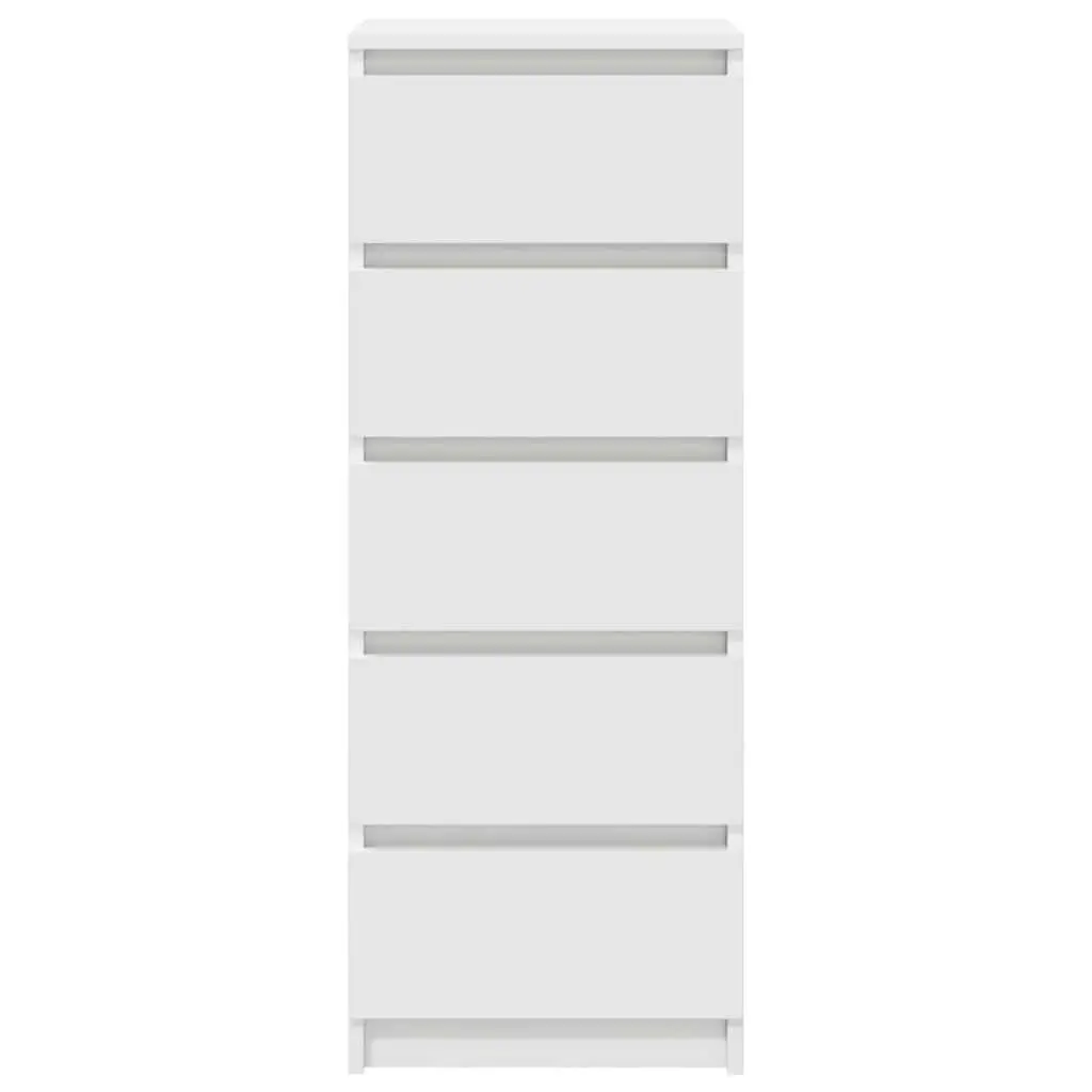 Sideboard with Drawers White Storage Cabinet Buffet Engineered Wood Furniture